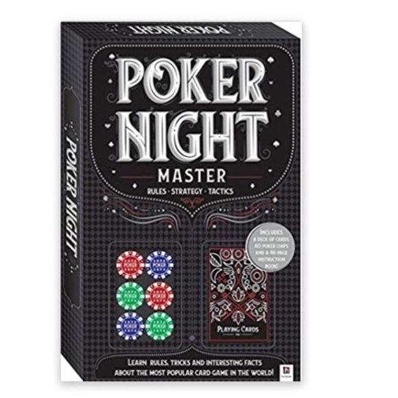 Poker Night Card Kit Master Game Set with Instructions All Level Players - Picture 2 of 13